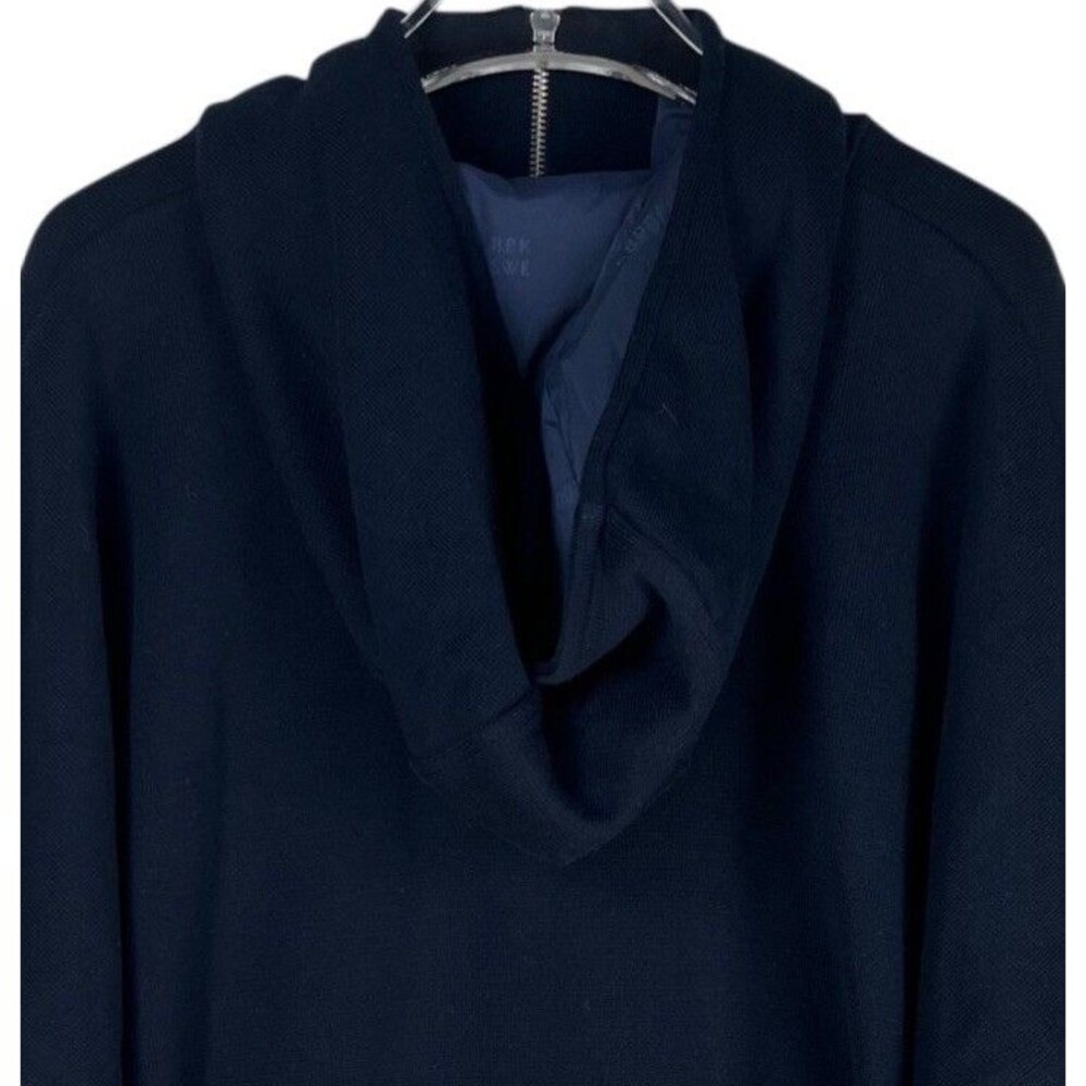 Holebrook Original Windproof Men's XL 1/4 Zip Sweater Blue Pockets Hood Lined - Picture 4 of 10